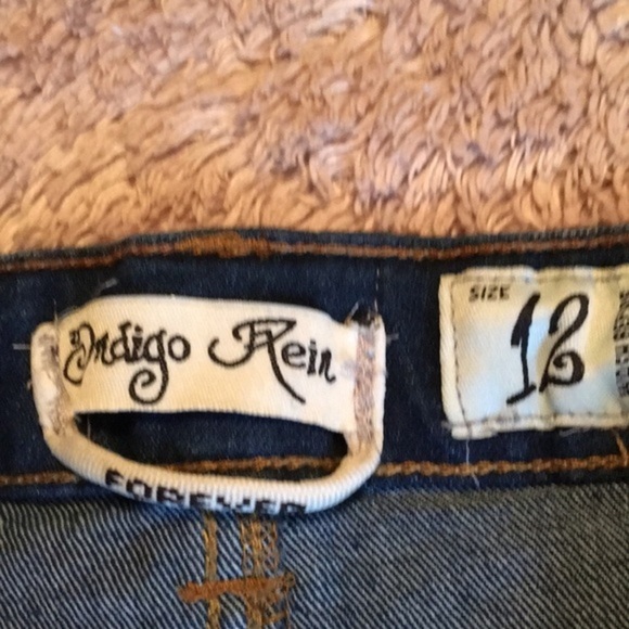 🌸NWT INDIGO REIN Girls Stretch Denim Short - sz 12 - Picture 9 of 9